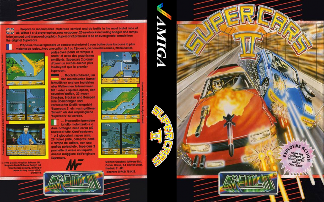Super Cars II — box-texture (WOR)