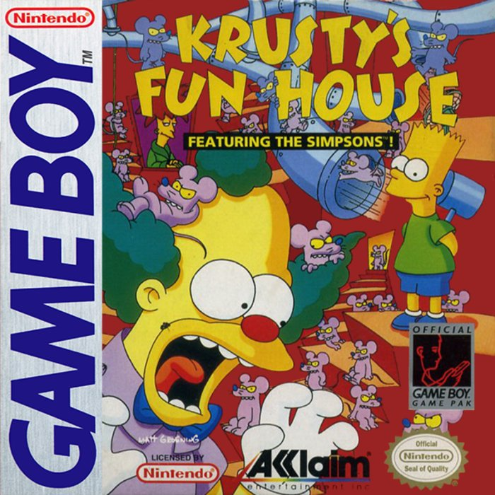 Krusty's Fun House box art