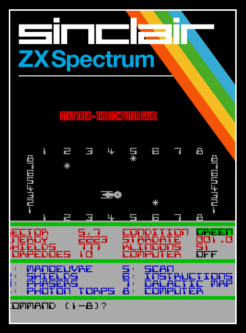 Star Trek - The Computer Game box art
