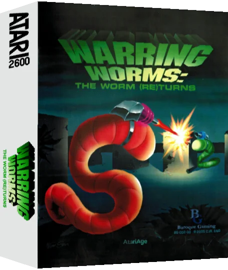 Warring Worms - The Wormturns — box-3D (US)