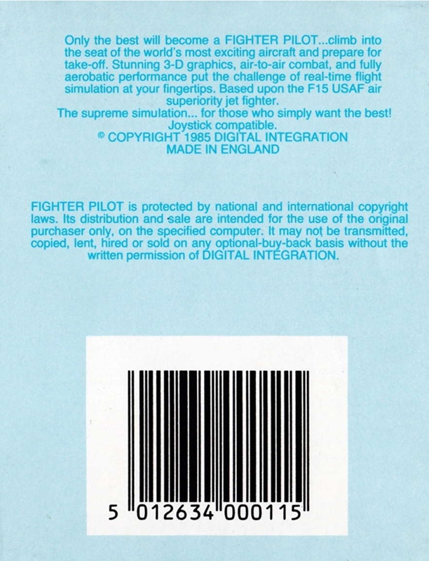 Fighter Pilot — box-2D-back (EU)