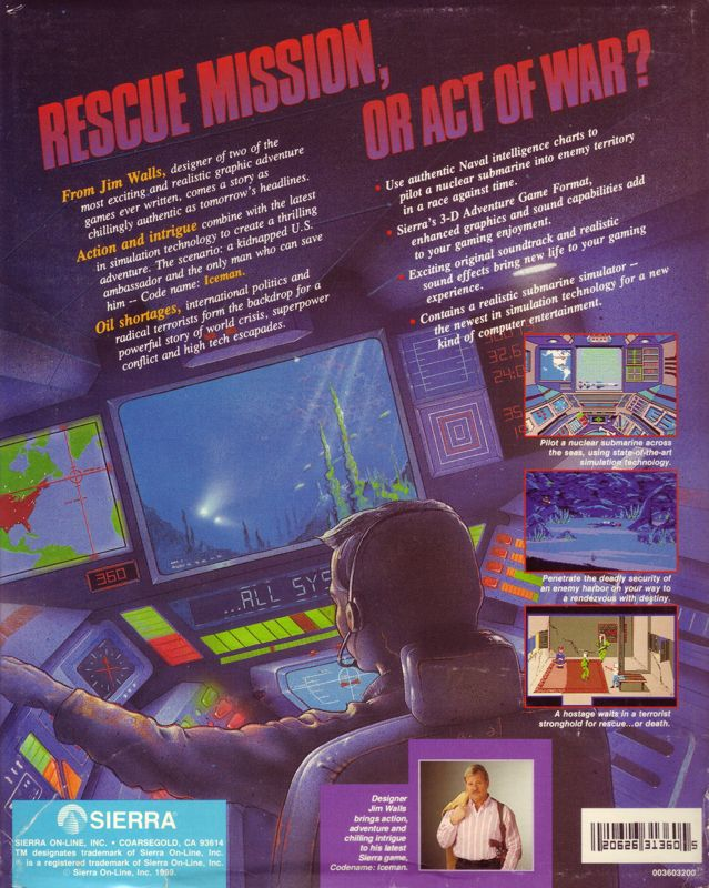 Code-Name - Iceman — box-2D-back (US)