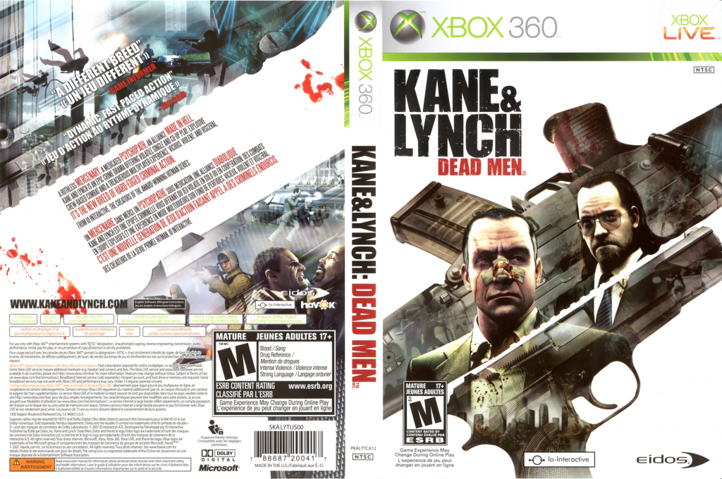 Kane and Lynch - Dead Men — box-texture (US)