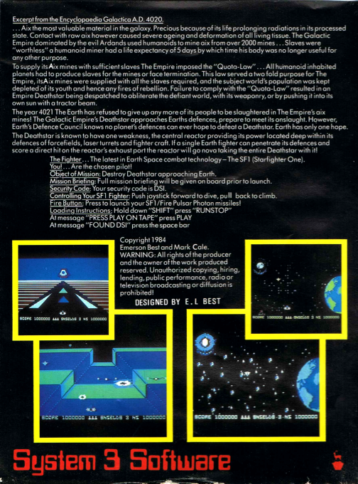 Death Star Interceptor — box-2D-back (EU)