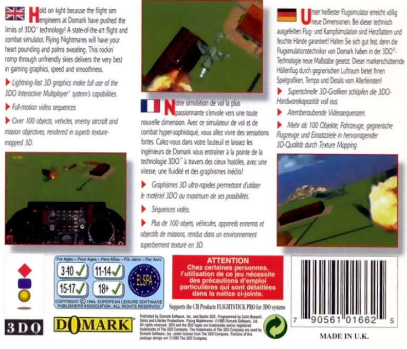 Flying Nightmares — box-2D-back (EU)