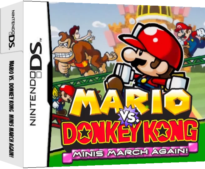 Mario vs. Donkey Kong Minis March Again! — box-3D (WOR)