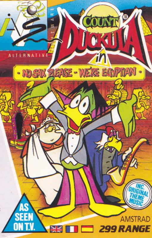 Count Duckula In No Sax Please - We're Egyptian box art