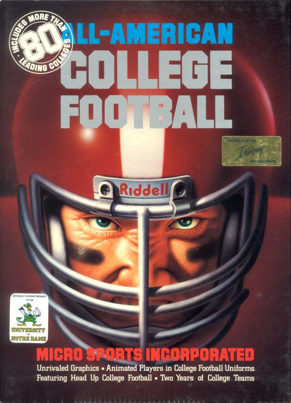 All-American College Football box art