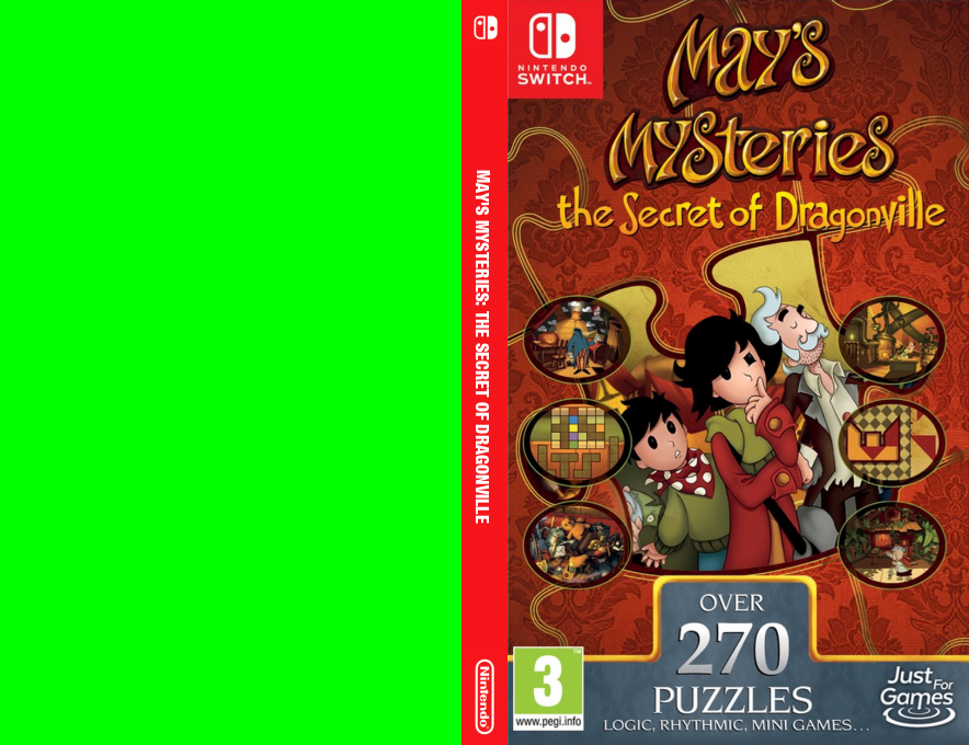 May's Mysteries - The Secret of Dragonville — box-texture (EU)