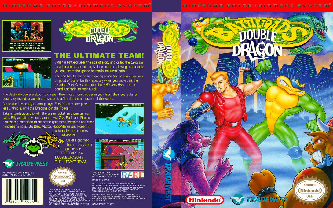 Battletoads-Double Dragon — box-texture (US)