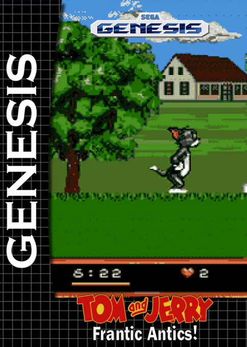 Tom And Jerry - Frantic Antics — box-2D (SS)