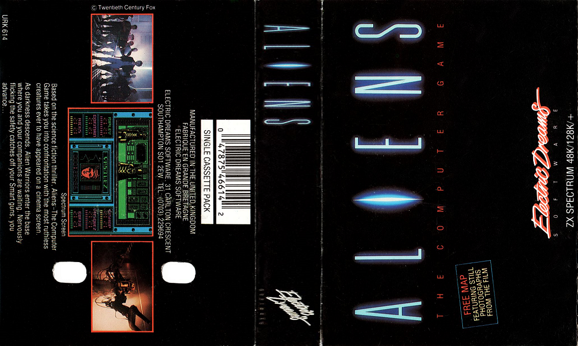 Aliens - The Computer Game — box-texture (EU)