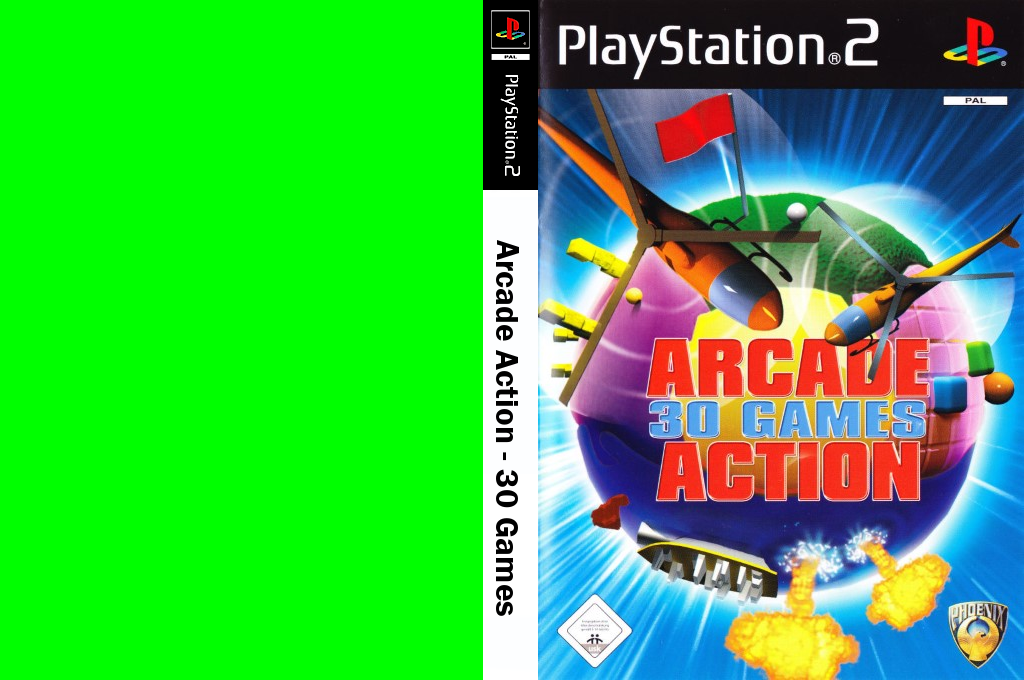 Arcade Action - 30 Games — box-texture (DE)