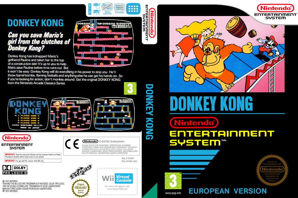 Donkey Kong Original Edition — box-texture (EU)