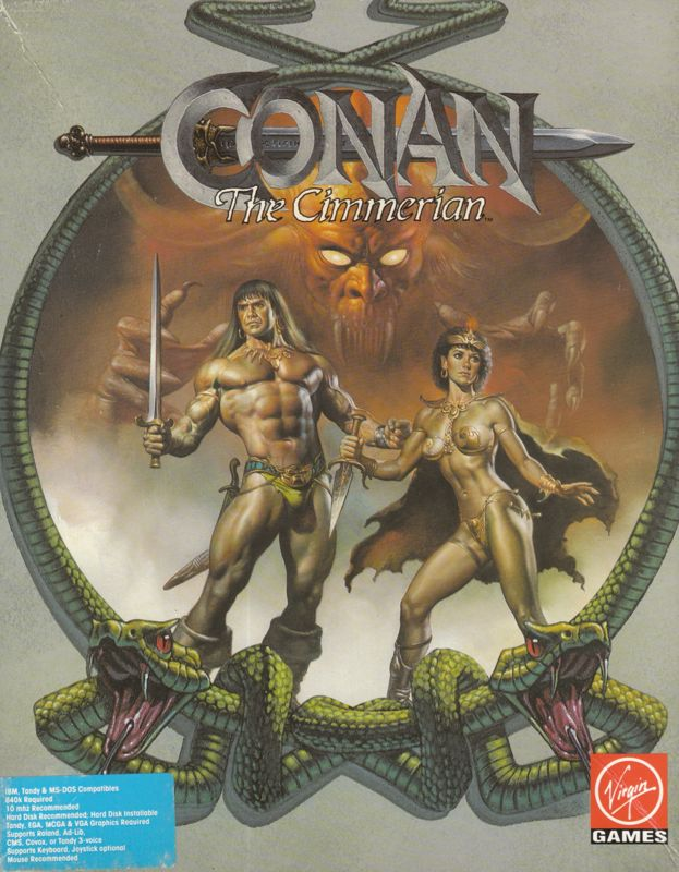 Conan - The Cimmerian — box-2D (EU)