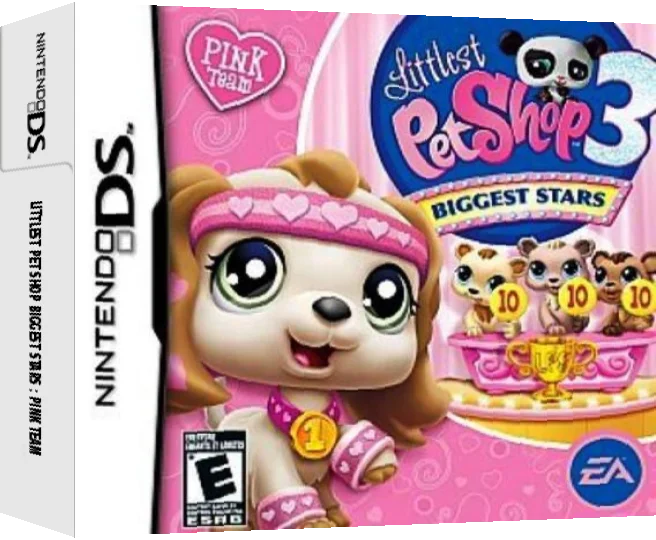Littlest Pet Shop 3 - Biggest Stars - Pink Team — box-3D (US)