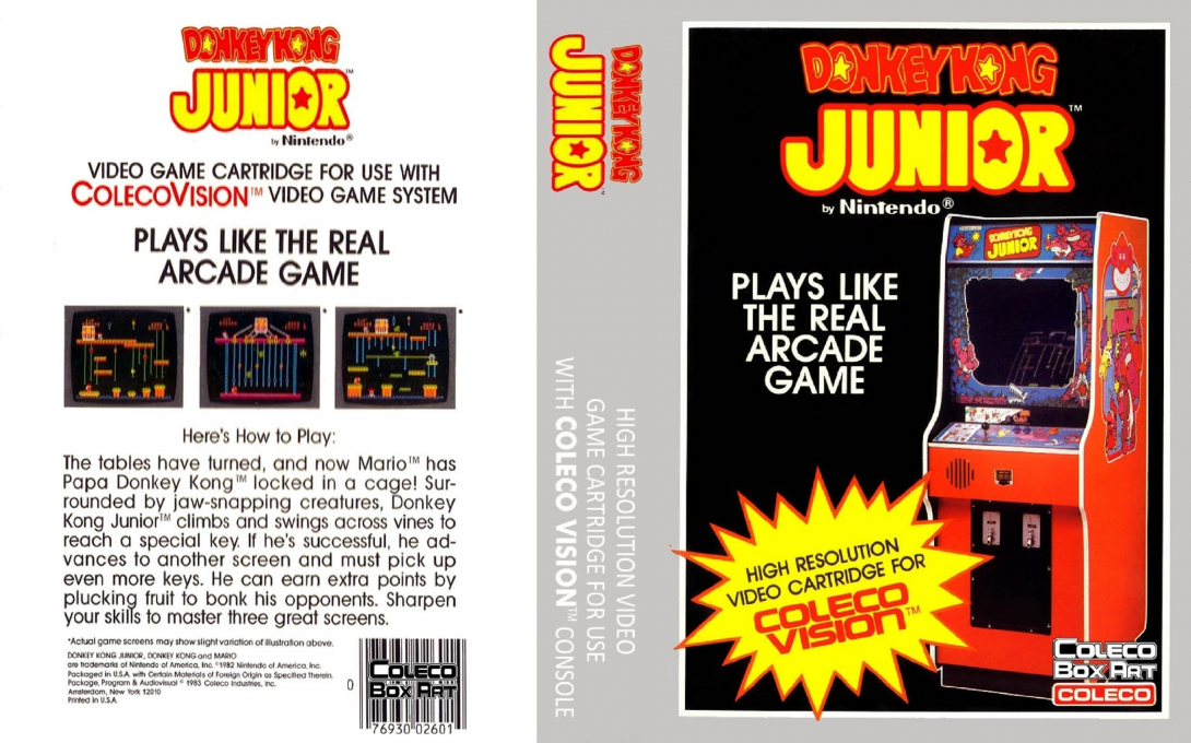Donkey Kong Junior — box-texture (US)