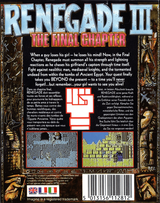 Renegade 3 - The Final Chapter — box-2D-back (EU)