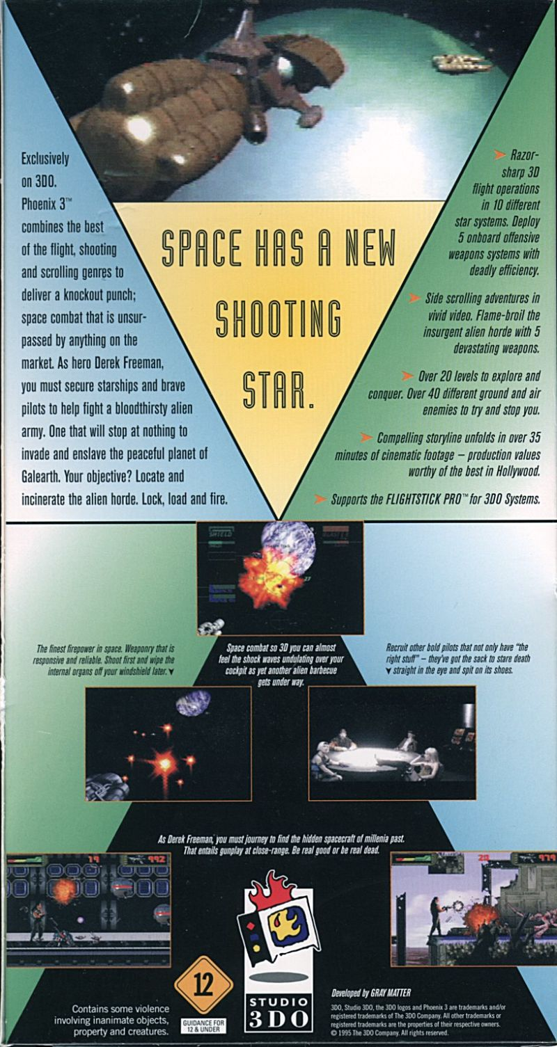 Phoenix 3 — box-2D-back (US)
