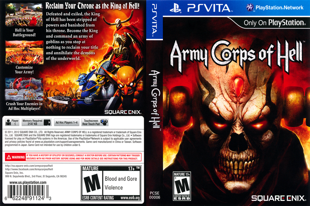 Army Corps Of Hell — box-texture (US)
