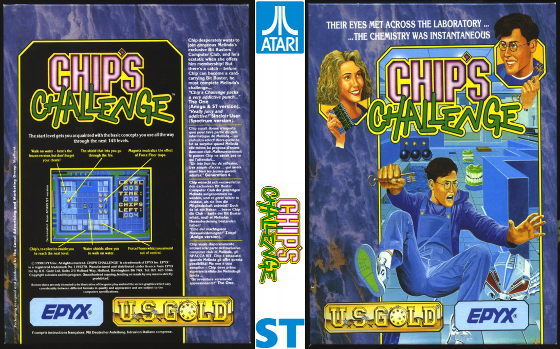 Chip's Challenge — box-texture (EU)