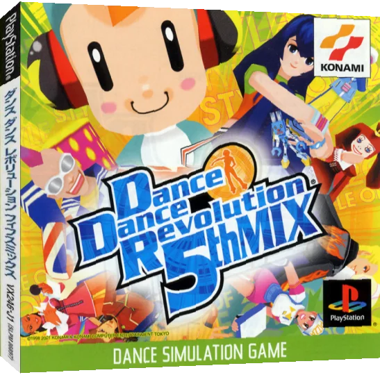 Dance Dance Revolution 5th Mix — box-3D (JP)