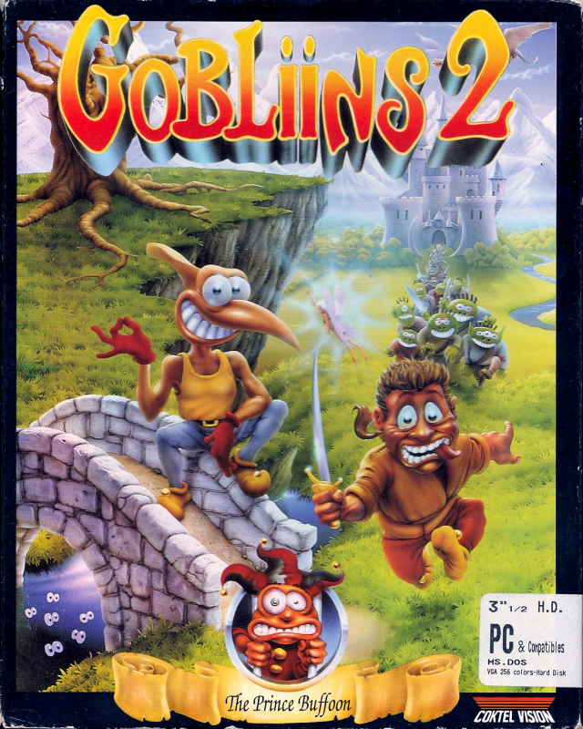 Gobliins 2 - The Prince Buffoon — box-2D (FR)
