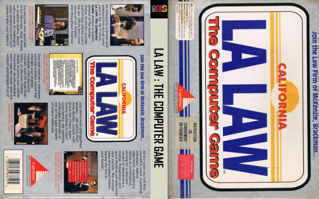 Law - The Computer Game, La — box-texture (US)