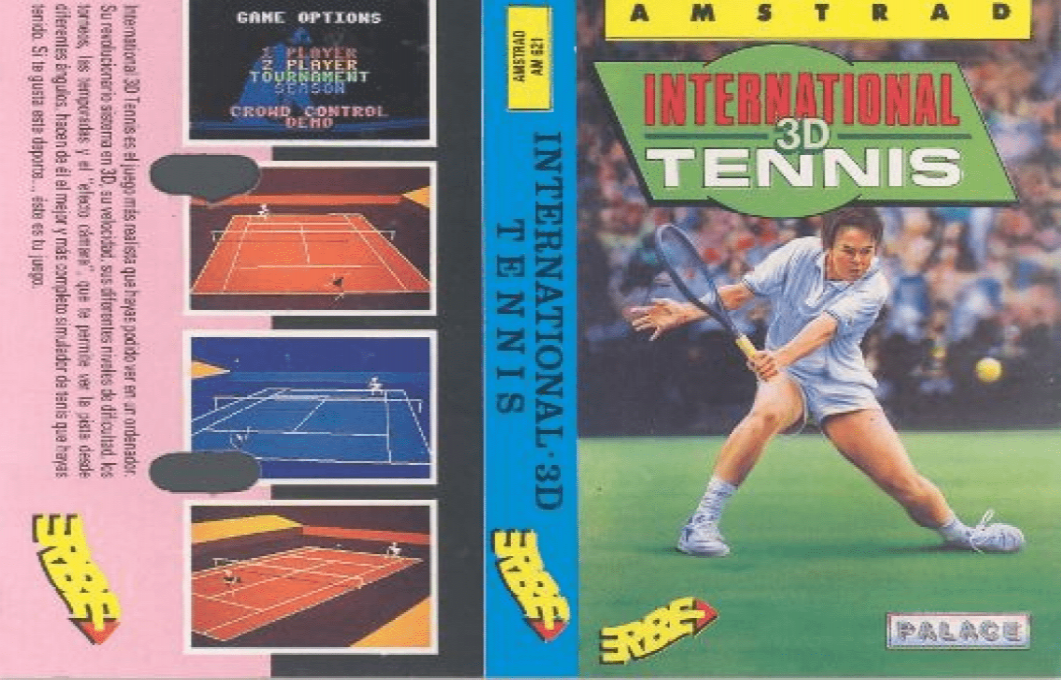 International 3D Tennis — box-texture (SP)