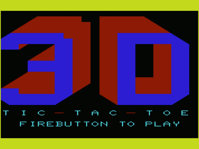 3D Tic Tac Toe — sstitle (WOR)