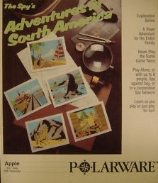 Spy's Adventures In South America, The box art