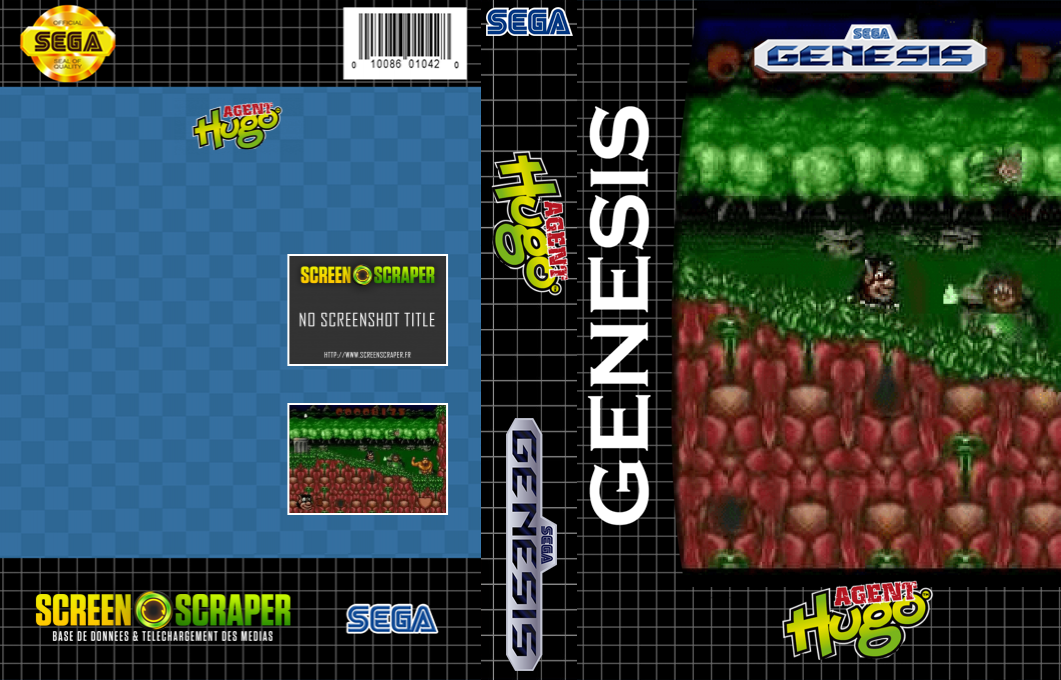 Agent Hugo - In The World Of Dinosaurs — box-texture (SS)