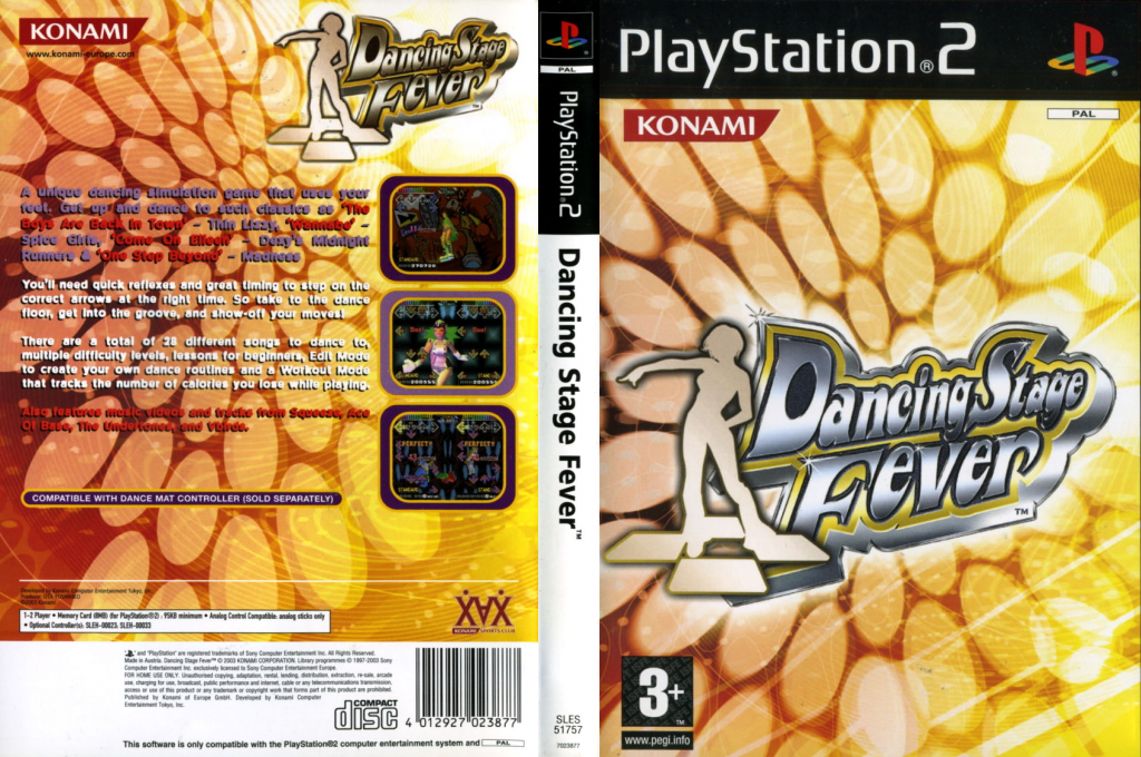 Dancing Stage Fever — box-texture (EU)
