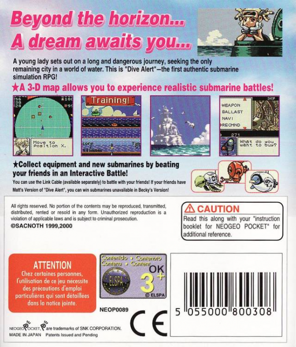 Dive Alert - Rebecca Hen — box-2D-back (EU)