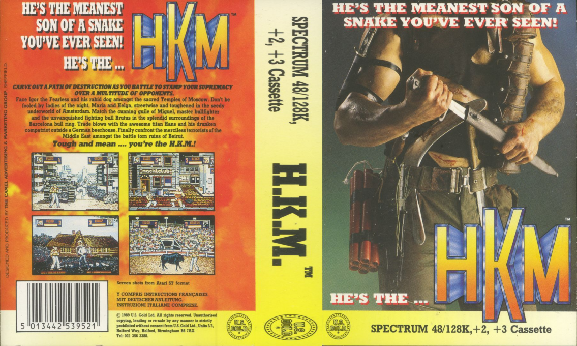 H.K.M. - Human Killing Machine — box-texture (EU)