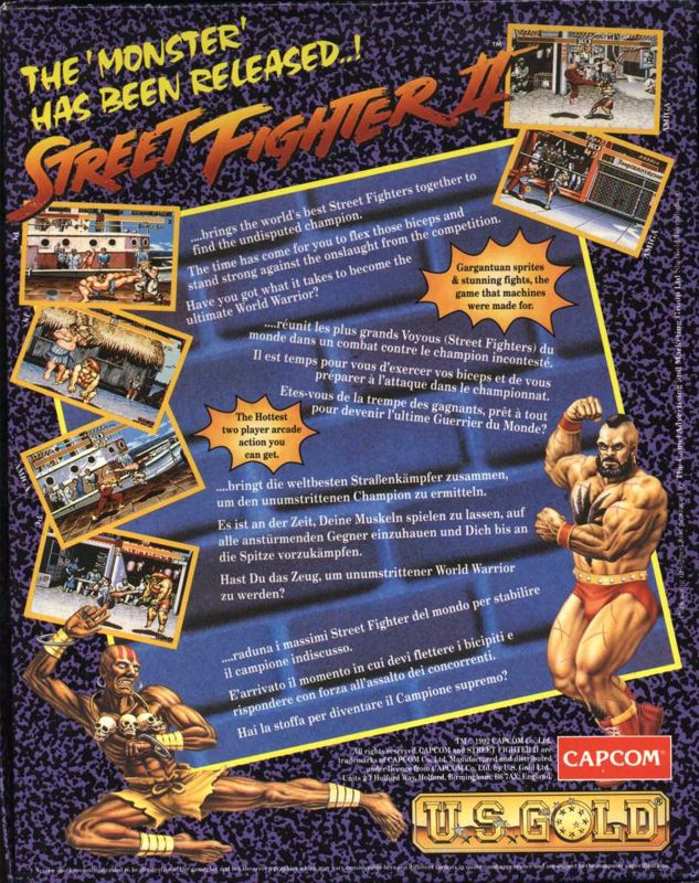 Street Fighter 2 — box-2D-back (EU)