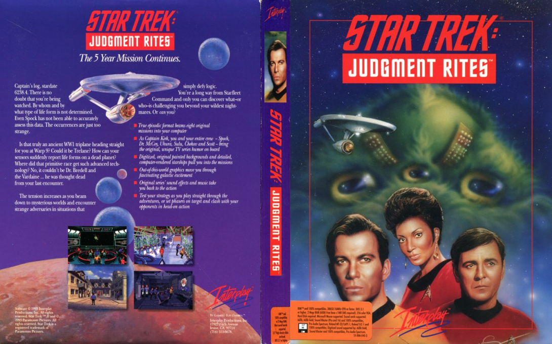 Star Trek - Judgement Rites — box-texture (US)