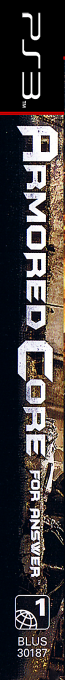 Armored Core - For Answer — box-2D-side (US)