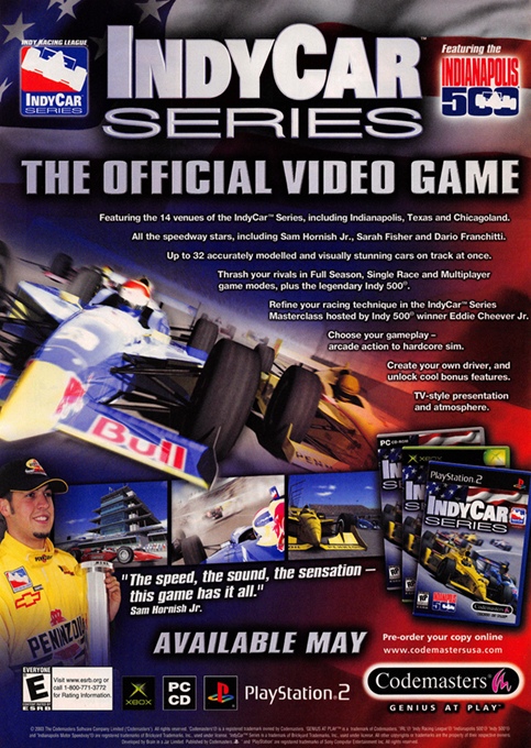 IndyCar Series — box-2D-back (US)
