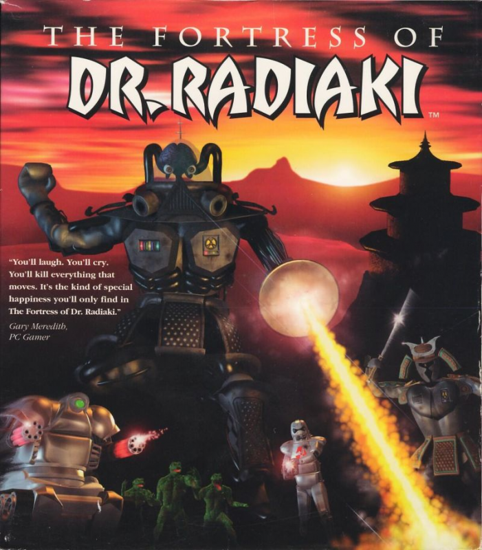 Fortress Of Dr. Radiaki, The box art
