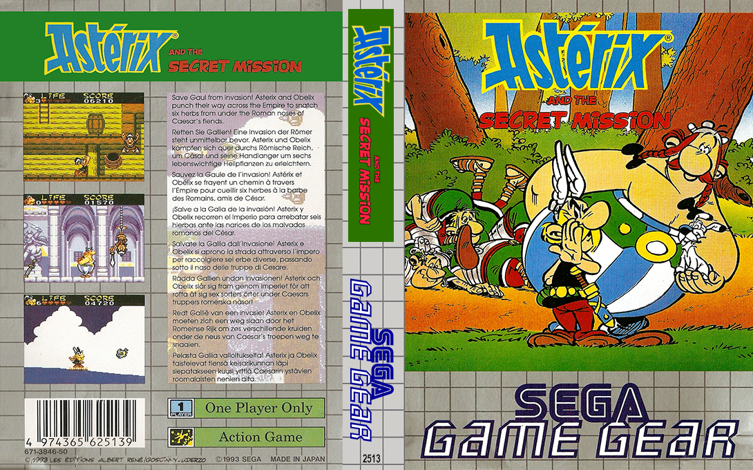 Asterix and the Secret Mission — box-texture (EU)