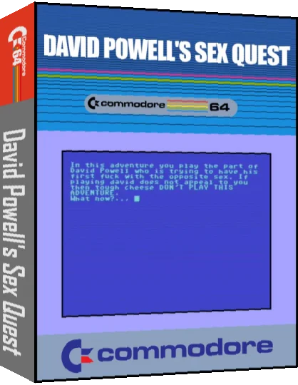 David Powell's Sex Quest — box-3D (CUS)