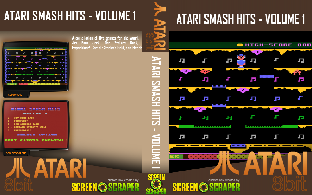 Atari Smash Hits - Volume 1 — box-texture (SS)
