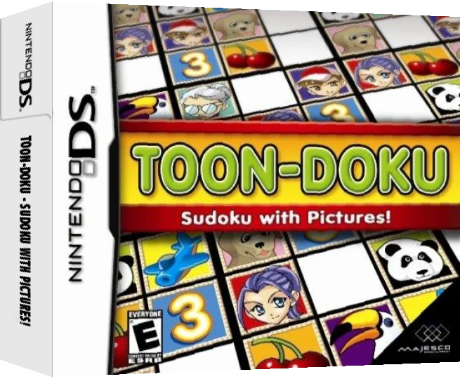 Toon-Doku - Sudoku with Pictures! — box-3D (US)