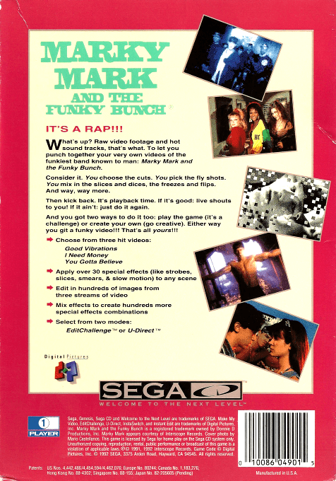 Make My Video - Marky Mark and the Funky Bunch — box-2D-back (US)