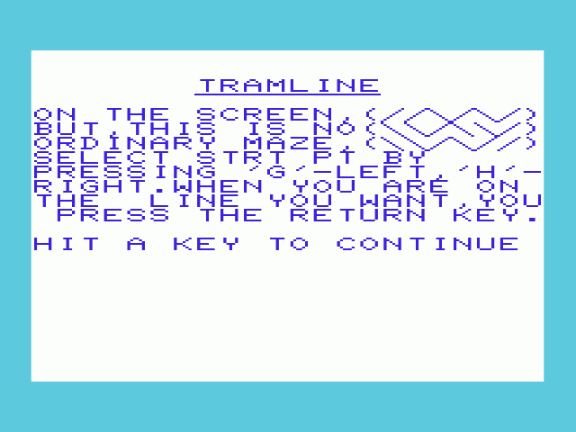 Tram Line — sstitle (WOR)