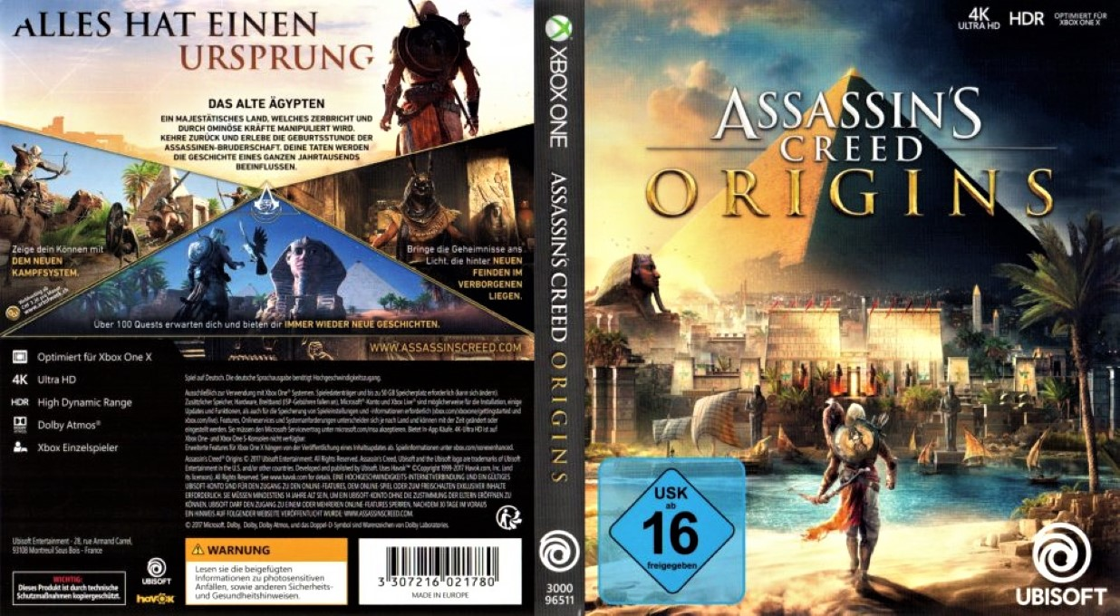 Assassin's Creed: Origins — box-texture (EU)