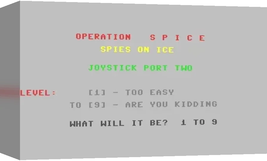 Operation SPICE : Spies on Ice — box-3D (WOR)