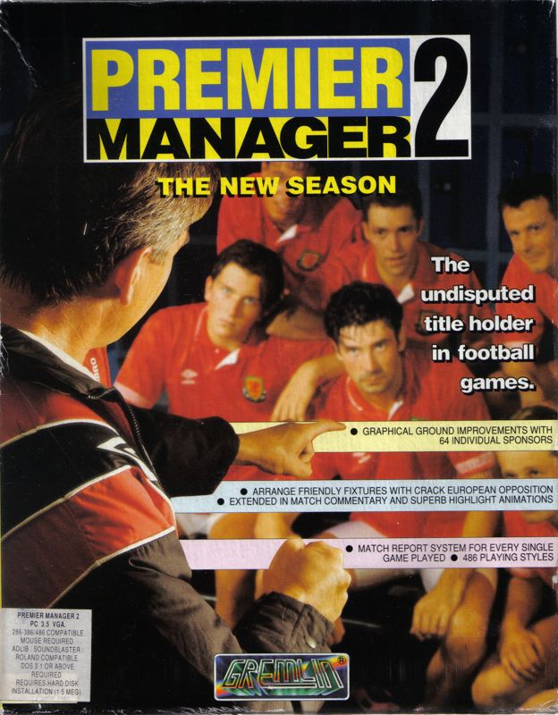 Premier Manager 2 box art
