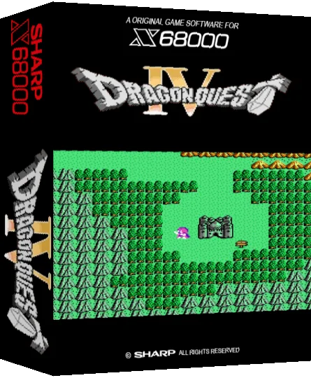 Dragon Quest 4 — box-3D (SS)